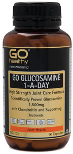 GO Healthy Glucosamine 1-A-Day Twin Pack 2x60caps